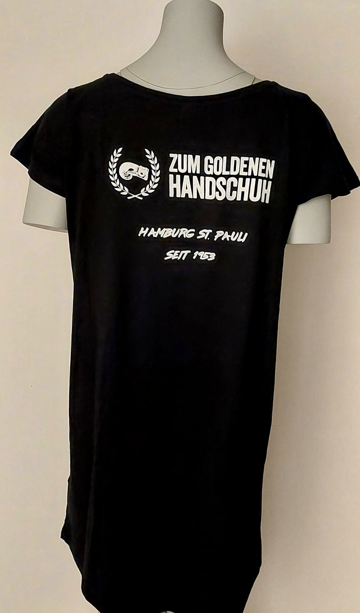 zum goldenen handschuh t-shirt T-Shirt Kleid "Handschuh Deern" , schwarz