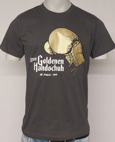 T-Shirt Goldener Handschuh