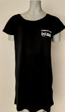 T-Shirt Kleid "Handschuh Deern" , schwarz