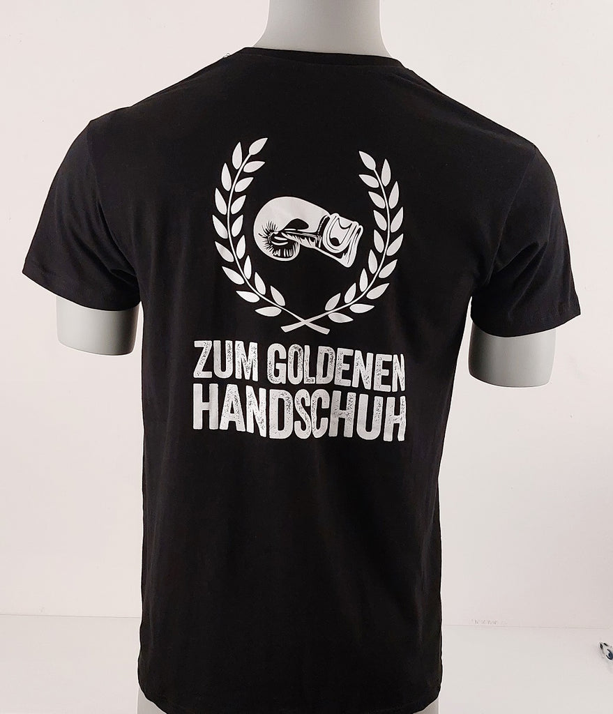 the golden handschuh T-Shirt, schwarz, Logo groß, Zum Goldenen Handschuh