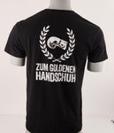 T-Shirt, schwarz, Logo groß, Zum Goldenen Handschuh