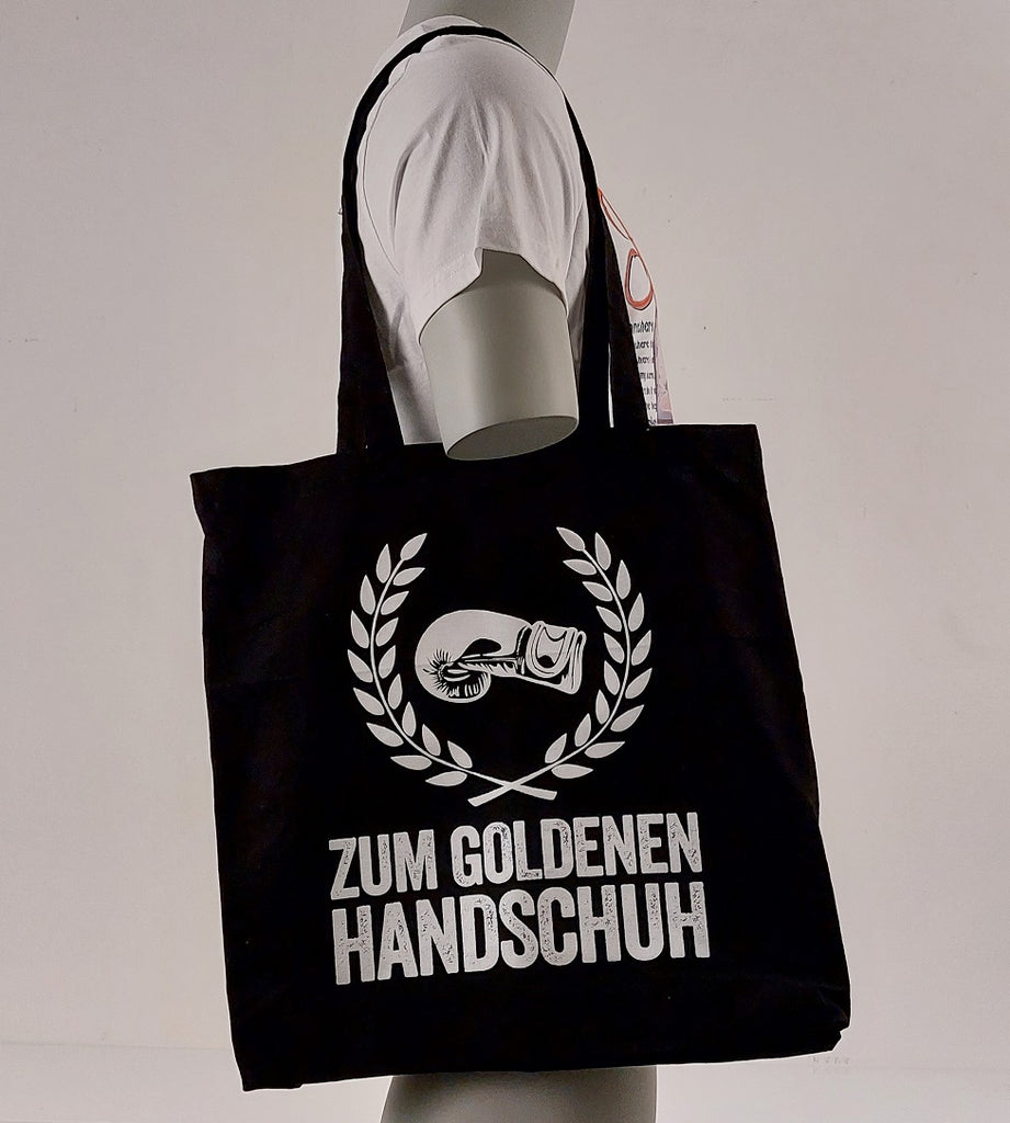 Einkaufsbüddel, Tasche, schwarz, Zum Goldenen Handschuh