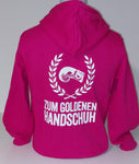 Pulloverjacke in verschiedenen Farben, Logo auf Brust und Rücken
