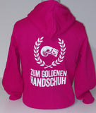 Pulloverjacke in verschiedenen Farben, Logo auf Brust und Rücken
