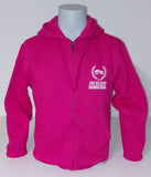 Pulloverjacke in verschiedenen Farben, Logo auf Brust und Rücken