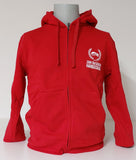 Pulloverjacke in verschiedenen Farben, Logo auf Brust und Rücken
